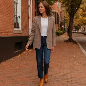 J. Crew High-rise '90s classic straight-fit jean in Rinse wash size 26